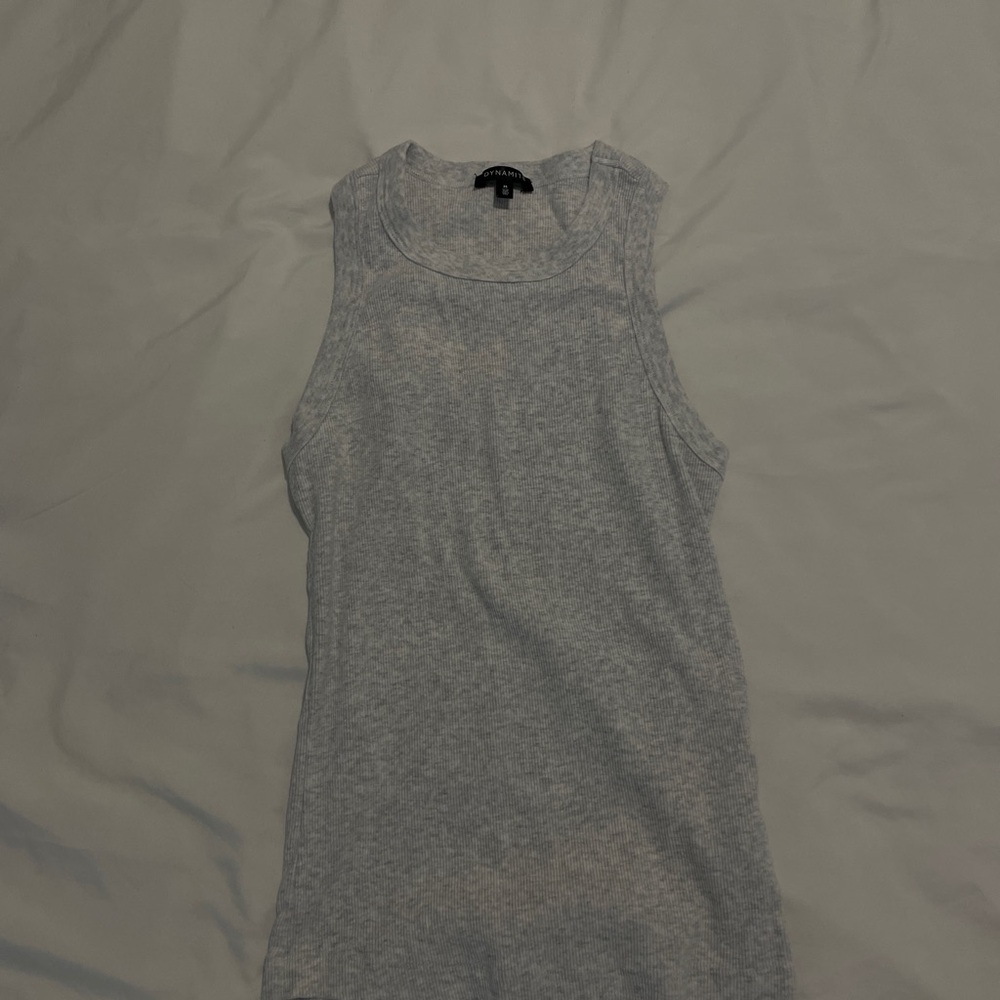 Dynamite Tedi ribbed tank, M (spring mix grey)